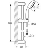 Grohe tuš set NEW TEMPESTA 100 (27644001) | Shoptok.si