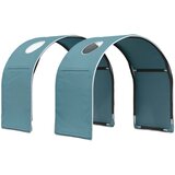 Tunis za krevet 2 pcs Svijetloplava 211 x 52,5 x 2 cm Poliester | shoptok.hr