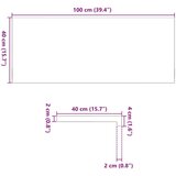  prozorske klupice 2 kom 100x40x2 cm netretirane masivne hrast | shoptok.hr