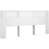  Uzglavlje s ormarićem bijelo 220x18,5x104,5 cm | shoptok.hr