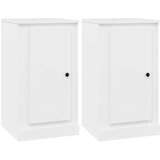  Komode 2 kom sjajne bijele 37,5x35,5x67,5 cm konstruirano drvo | shoptok.hr
