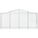  Lučne gabionske košare 3 kom 200x30x80/100 cm pocinčano željezo | shoptok.hr