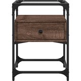  Noćni ormarići 2 kom boja hrasta 40x40x55 cm konstruirano drvo | shoptok.hr
