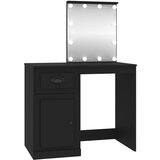  Toaletni stolić LED crni 90 x 50 x 132,5 cm konstruirano drvo | shoptok.hr