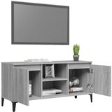 TV ormarić s metalnim nogama boja hrasta sonome 103,5x35x50 cm | shoptok.hr