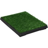  Toaleti za ljubimce s pladnjem i travom 2 kom zeleni 63x50x7 cm | shoptok.hr
