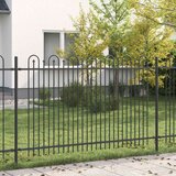  Spike Lok Ograja Črna 200 x 130 cm Prašno lakirano jeklo, (5000157886) Cene