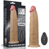  Rotirajuci dildo 23cm 9in Dual Layered Platinum Silicone Rotator | Eponuda.com