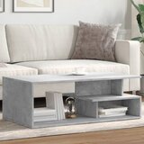 vidaXL Klubska mizica betonsko siva 102x55x35 cm inženirski les Cene