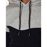 DStreet Bluza męska basic z kapturem jasnoszara | Shoptok.si