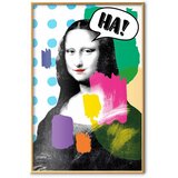  Plakat - Mona Lisa Pop-Art 21x30 Zlatni okvir | shoptok.hr