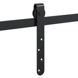 vidaXL Komplet kliznih vrata ormarića 122 cm ugljični čelik | shoptok.hr