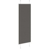 vidaXL Plisirana žaluzija črna 50x100 cm Širina tkanine 49,4 cm | Shoptok.si