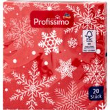 Profissimo troslojne salvete - motiv: pahulje, 33x33cm 20 kom Profissimo troslojne salvete - motiv: pahulje, 33x33cm 20 kom Slike