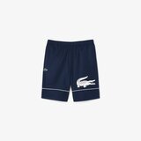 Lacoste Kratke hlače & Bermuda PRINTED DIAMOND TAFFETA TENNIS SHORTS Modra Cene