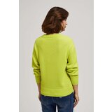 Marisse Lime V-Neck Sweater | shoptok.hr