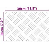  Stepenica Pravokutni 2 pcs Srebrno 30 x 20 cm Aluminij | shoptok.hr