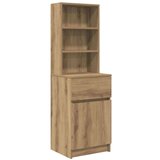 vidaXL Noćni ormarić artisan hrast 39x35x125 cm izrađeno drvo | shoptok.hr