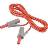 Voltcraft Visokofleksibilni varnostni merilni kabel [lamelni vtič 4 mm - lamelni vtič 4 mm] 2 m rdeče barve MSB-501 10 A, (20422872) Cene