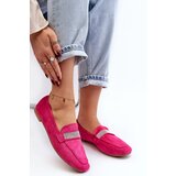 Boto Women's Moccasins with Zircons Fuchsia Ralrika | Shoptok.si