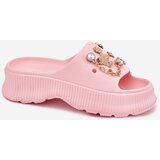 Boto Foam Women's Slippers With Golden Rings Pink Hortiana | shoptok.hr