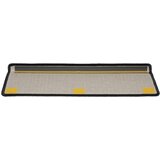  Prostirke za stepenice 10 kom 65x21x4 cm Crne s pravokutnim rubom | shoptok.hr