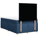  Krevet s oprugama i madracem plavi 120 x 200 cm od tkanine | shoptok.hr