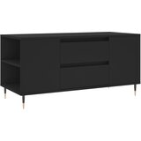 Maison Chic Klubska mizica - kavna mizica - Nizka mizica črna 102x44,5x50 cm inženirski les, (21754052) Cene
