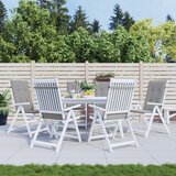  Jastuci za vrtne stolice 6 kom sivi 120 x 50 x 3 cm od tkanine | shoptok.hr