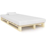 vidaXL Okvir za krevet od paleta od masivne borovine 120 x 200 cm Cijene