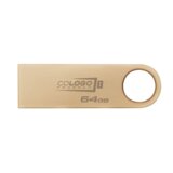 Kingston Technology DataTraveler SE9 G3 USB izbrisivi memorijski pogon 64 GB USB Tip-A 3.2 Gen 1 (3.1 Gen 1) Zlatno | shoptok.hr