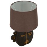 Mauro Ferretti Smeđa stolna lampa s tekstilnim sjenilom (visina 39,5 cm) Tribal – | shoptok.hr