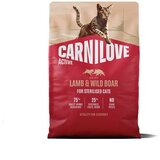 Carnilove Cat Active Adult Sterilised, briketi - jagnjetina in divji prašič 2 kg | Shoptok.si