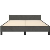  Okvir za krevet bez madraca tamnosivi 140 x 190 cm baršunasti | shoptok.hr
