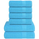 vidaXL Set ručnika od 6 dijelova FROGN tirkizni 360 g/m² - Tirkizna | shoptok.hr
