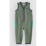 Patagonia Shearling Baby Kids Jumpsuit cover green Cene