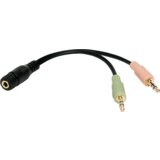 Logilink ADAPTER RAZDELILEC AUDIO/ MIKROFON 3.5 MM. (596854) Cene