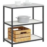  Kuhinjsko skladištenje s policom Bijelo 90 x 50 x 92 cm Čelik | shoptok.hr
