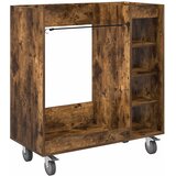 Golf ormar s kotačem Jednobojno Dimljeni hrast 90 x 45 x 98 cm | shoptok.hr