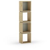 Marckeric Zelena/u prirodnoj boji biblioteka u dekoru hrasta 32x133 cm Lofty – | shoptok.hr