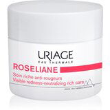 Uriage Roséliane Visible Redness-Neutralizing Rich Care pomirjujoča krema proti rdečici na obrazu 50 ml Cene