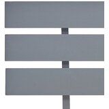  Okvir za krevet od masivne borovine sivi 160 x 200 cm | shoptok.hr