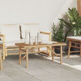vidaXL Naravni bambus 90 x 50 x 43 cm Klubska miza Pravokotna | Shoptok.si