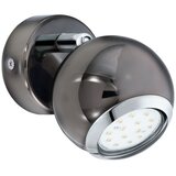 Eglo bimeda reflektor/1, led, gu10, 1x3w, 240lm, nikl crni/krom | shoptok.hr
