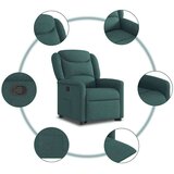  Naslonjač na podizanje od tkanine tamnozeleni | shoptok.hr
