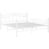 Furnova Posteljni okvir bel kovinski 140x200 cm, (21931645) | Shoptok.si