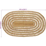  Tepih za područje Prirodna 152 x 245 cm Juta | shoptok.hr
