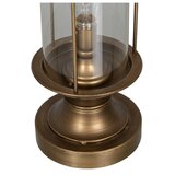 Ixia LED namizna svetilka v zlati barvi s steklenim senčilom (višina 58 cm) – | Shoptok.si