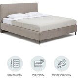 Bonami Selection Smeđe-sivi tapecirani bračni krevet s podnicom 160x200 cm Noira Slim – | shoptok.hr