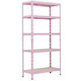 REGALUX Metalni regal za teški teret (D x Š x V: 40 x 90 x 180 cm, Nosivost: 175 kg/polica, Broj polica: 5 Kom., Uticanje) | shoptok.hr